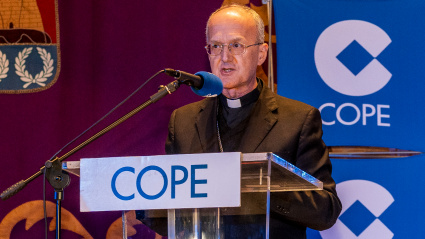 Don Julián Ruiz Martorell en los XII Premios de COPE Guadalajara-Adiss Informática