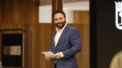Ángel Niño en uno de los eventos sobre innovación.