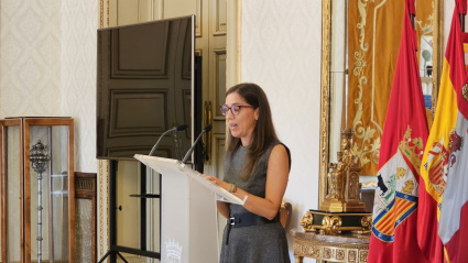 La profesora del Bierzo (León) Eva Cazalla