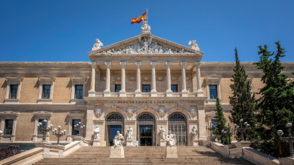 Edificio de la Biblioteca Nacional de España en Madrid