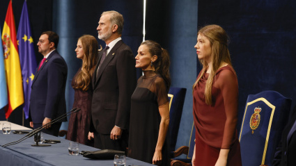 La Familia Real, en la ceremonia de entrega de los Premios Princesa de Asturias 2025