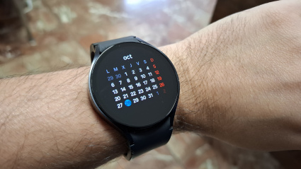 Calendario en un smartwach