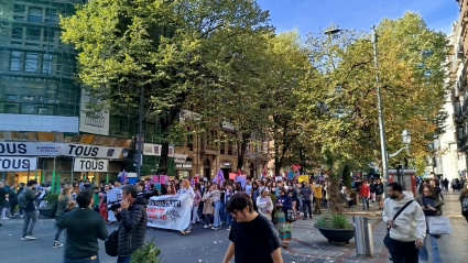 Manifestación contra el bullying en Bilbao