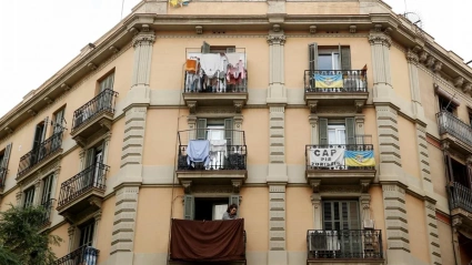 Edificio de viviendas en la ciudad de Barcelona