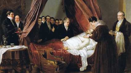 "La enfermedad de Fernando VII", Federico de Madrazo (1833)