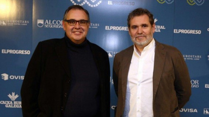 Los cineastas Jorge y Pepe Coira aportaron su visión en este foro de debate