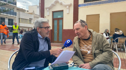 Carles Villeta y Christian Lesaec un año después de la dana