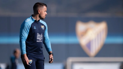 Manolo Sánchez durante un entrenamiento