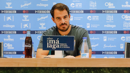 Manolo Sánchez durante una rueda de prensa