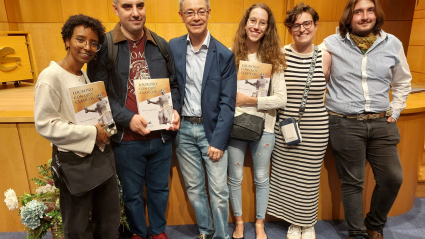 Paco Luis durante la presentación del libro
