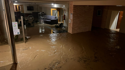 Balneario de Jaraba tras el paso de la dana