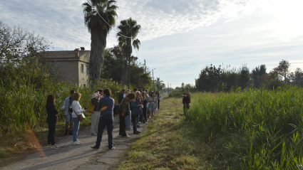 Estudio sobre el terreno de la Marjalería por estudiantes de la Cátedra de Arquitectura Circular de la UJI