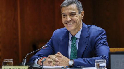 El presidente del Gobierno, Pedro Sánchez, en su comparecencia ante la comisión de investigación del caso Koldo