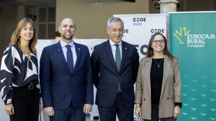 Fundación Eurocaja Rural y CEOE Ávila celebran una jornada de liderazgo consciente para empresarios con la participación del presidente de la Fundación Eurocaja Rural, Javier López y  el presidente de CEOE Ávila, Diego Díez