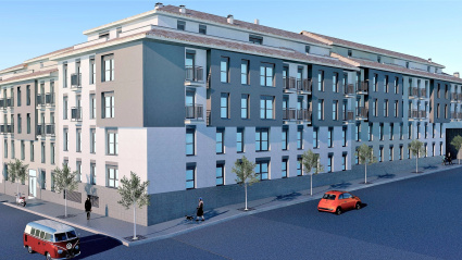 Promoción de pisos de la Merced en Huesca