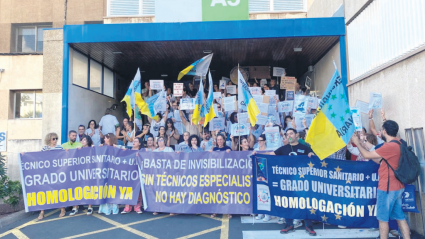 Los TSS canarios, en huelga