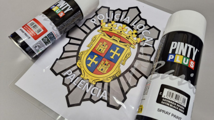 Sprays de pintura incautados