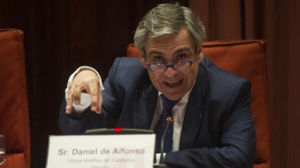 Daniel de Alfonso, en una comparecencia en el Parlament de Catalunya en 2016