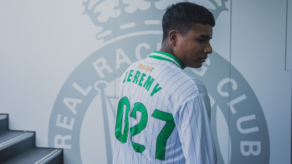 Jeremy, tras renovar este verano por el Racing hasta 2027