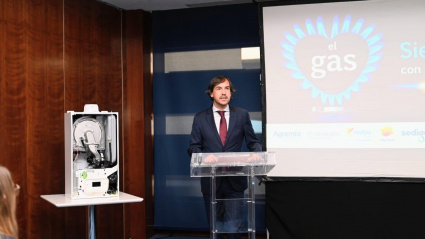 El viceconsejero de Medio Ambiente, Rafael García, en la presentación de la campaña