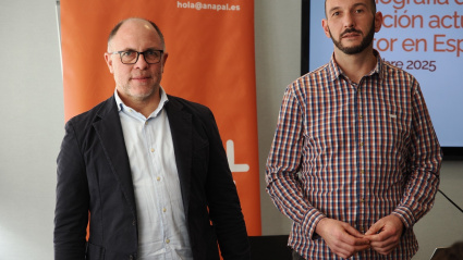 Borja Muñiz y Jorge Anta, presidente y vicepresidente de Anapal