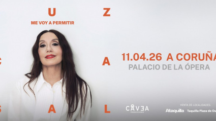 Anuncio del concierto de Luz Casal en A Coruña