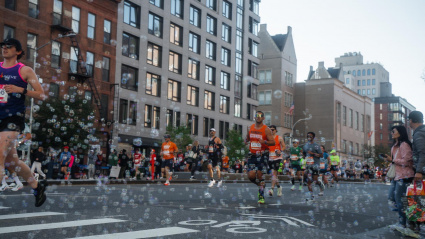 Corredores compiten en la maratón de Nueva York, el pasado 2 de noviembre de 2025
