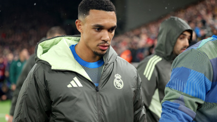 Trent Alexander Arnold fue suplente en Anfield y solo saltó al campo en el minuto 81.