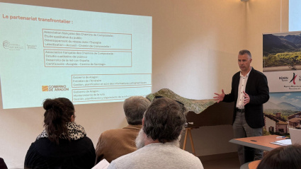 Carlos Serrano, presidente de la AMCS y alcalde de Jaca