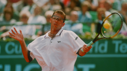 Karsten Braasch tuvo el honor de ganar a las Williams en el último partido entre hombres y mujeres.