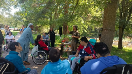 Las asociaciones han optado por un itinerario multisensorial