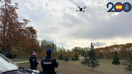 Identificado el autor de un vuelo prohibido de dron durante los desórdenes públicos ocurridos en Pamplona la semana pasada