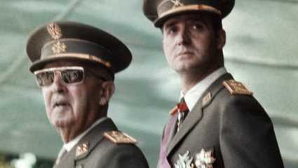Juan Carlos I y Franco