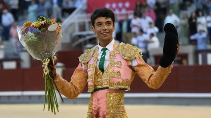 Samuel Castrejón celebra el galardón 'Camino hacia Las Ventas'