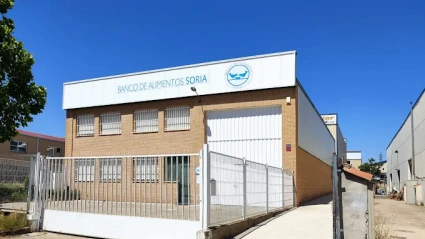 El Banco de Alimentos de Soria tiene su almacén en una nave del polígono industrial Las Casas de la capital