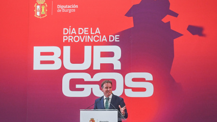 Borja Suárez en el Día de la Provincia de Burgos