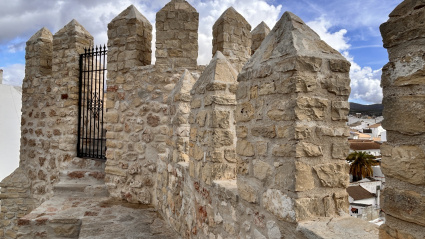 Parte de las murallas recuperadas