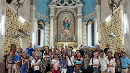 Los peregrinos visitan iglesias católicas en Egipto