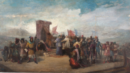 'La farsa de Ávila', Antonio Pérez Rubio (1881)
