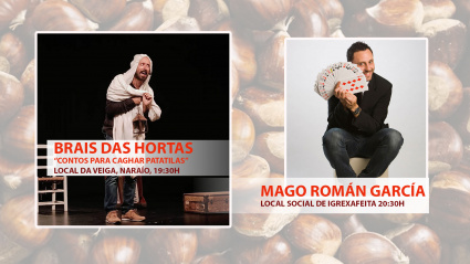 Brais das Hortas y el Mago Román protagonizarán la programación