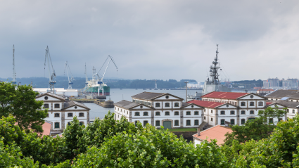 Foto de archivo de una vista del Arsenal Militar de Ferrol