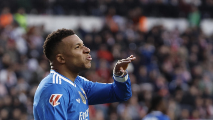 Mbappé se lamenta durante el Rayo - Real Madrid