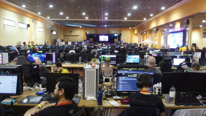 Vista dels participants enguany a la 18a Mollerussa Lan Party