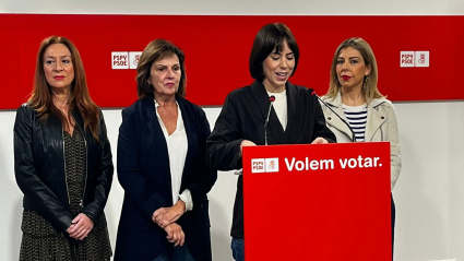 Rueda de prensa que ha dado la secretaria general del PSPV-PSOE, Diana Morant