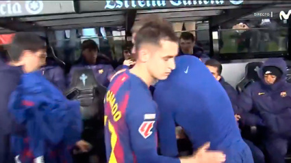 Dani Olmo sustituyó a Marc Casadó a última hora en el Celta-Barça