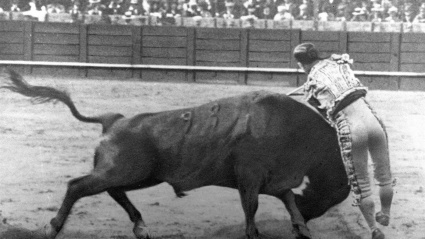 El diestro Vicente Pastor durante un festejo taurino en el siglo XX