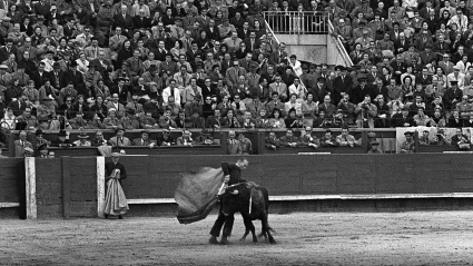 El torero Domingo Ortega en un festival benéfico taurino en 1957