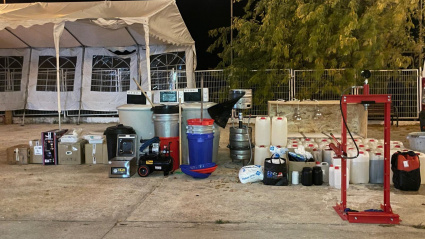 Caen seis narcos en Jaén tras descubrir un laboratorio capaz de producir 200 kilos de cocaína al mes