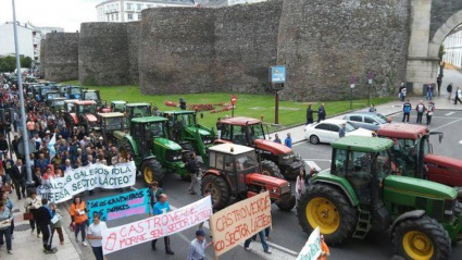 Las históricas tractoradas de 2015 fue el germen del nacimiento de Agromuralla