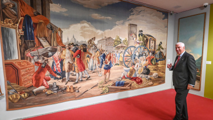 Presentación de la exposición ‘Real Fábrica de Tapices. Obra moderna y contemporánea’